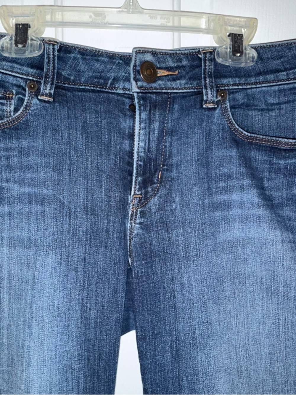 LOFT Dark Blue Cropped Women's Jeans